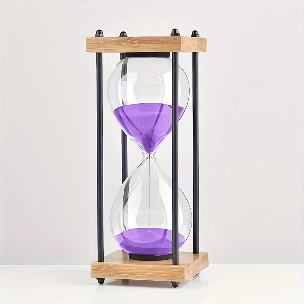 Large Decorative Wooden Hourglass Timer - Ma boutique