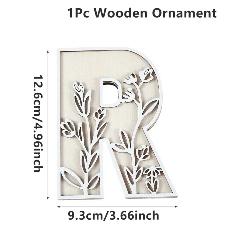 Wooden Alphabet Letters Wall Decor Set - Ma boutique