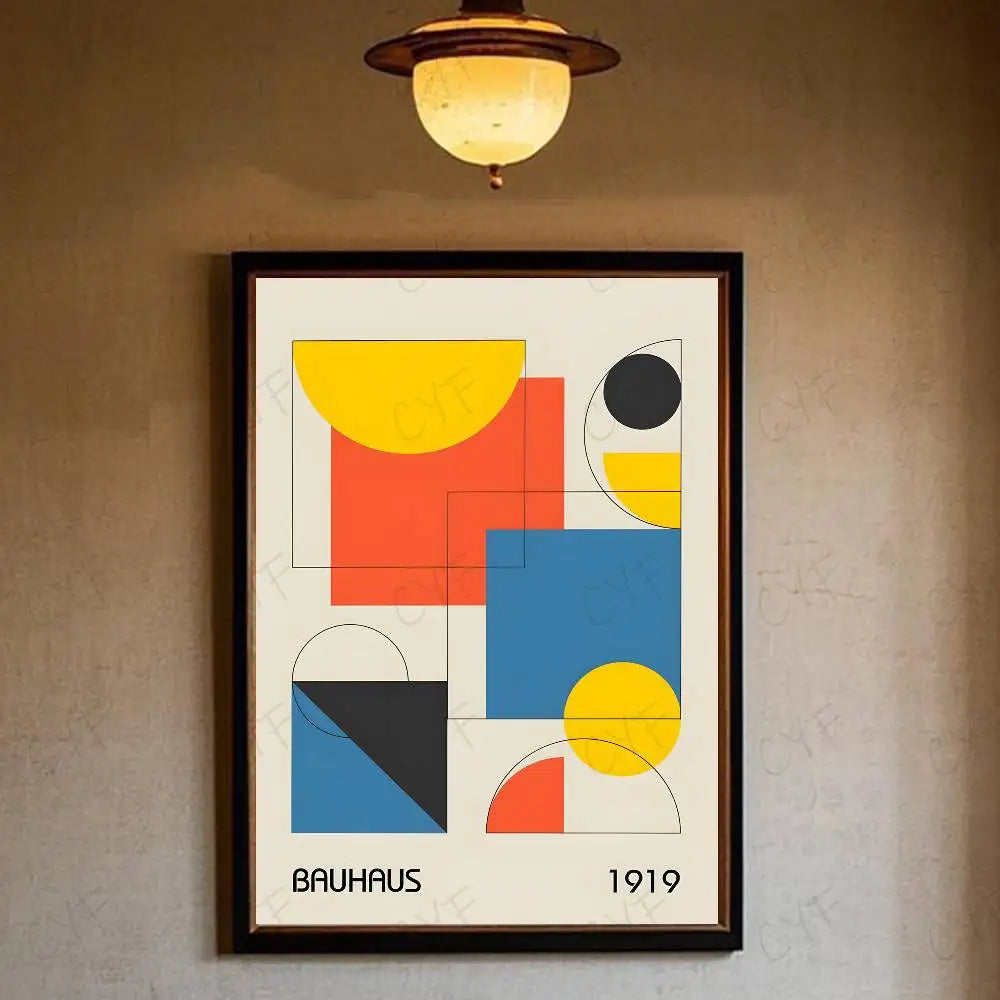 Boho Bauhaus Artwork Poster HD art - Ma boutique