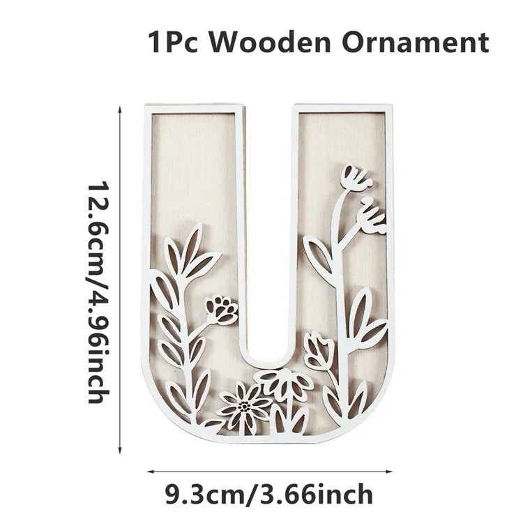Wooden Alphabet Letters Wall Decor Set - Ma boutique