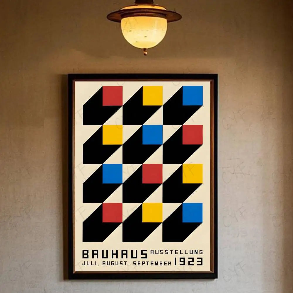 Boho Bauhaus Artwork Poster HD art - Ma boutique
