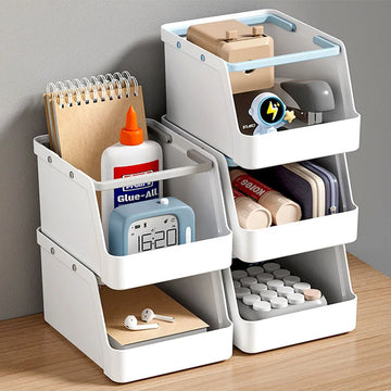 Nordic Plastic Desktop Organizer - Jewelry and Cosmetics - Ma boutique