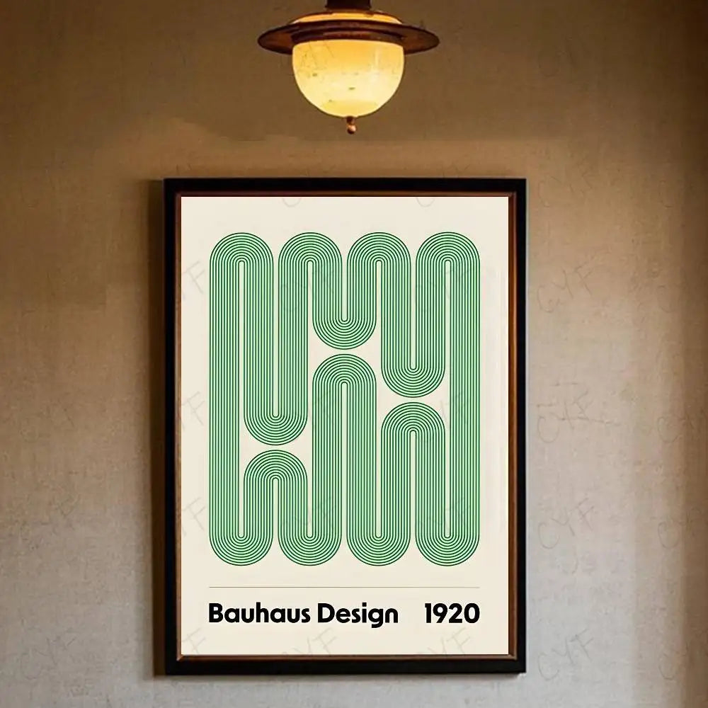 Boho Bauhaus Artwork Poster HD art - Ma boutique