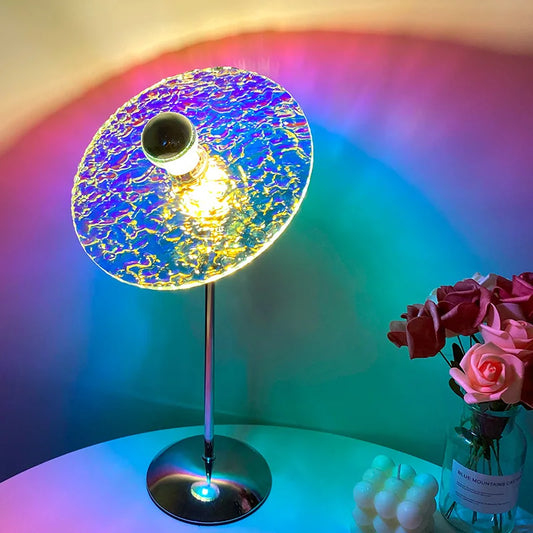 Sunset Table Lamp Projection Rainbow Night Light