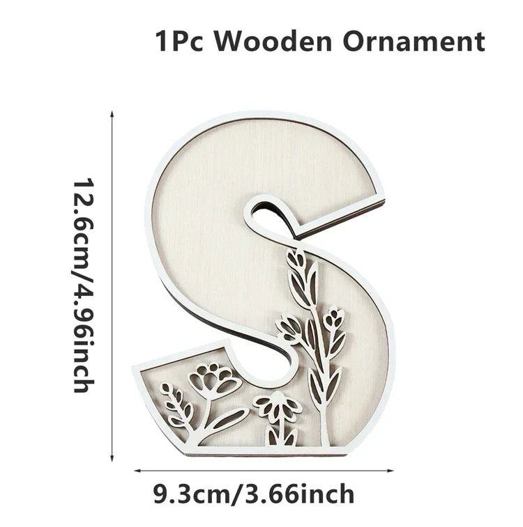 Wooden Alphabet Letters Wall Decor Set - Ma boutique