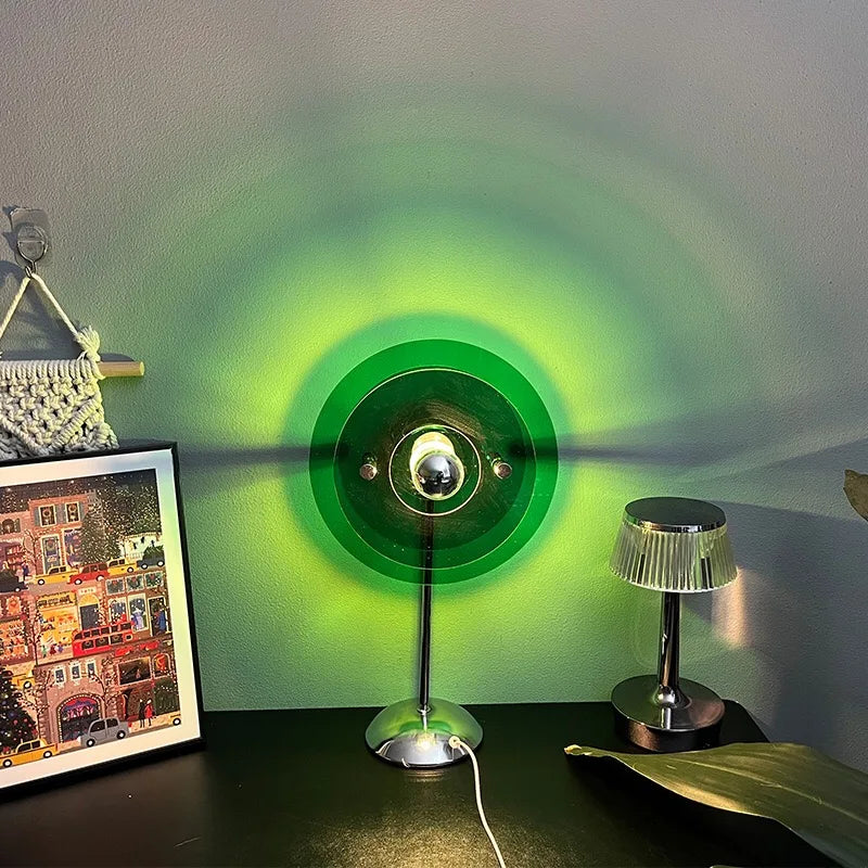 Sunset Table Lamp Projection Rainbow Night Light - Ma boutique